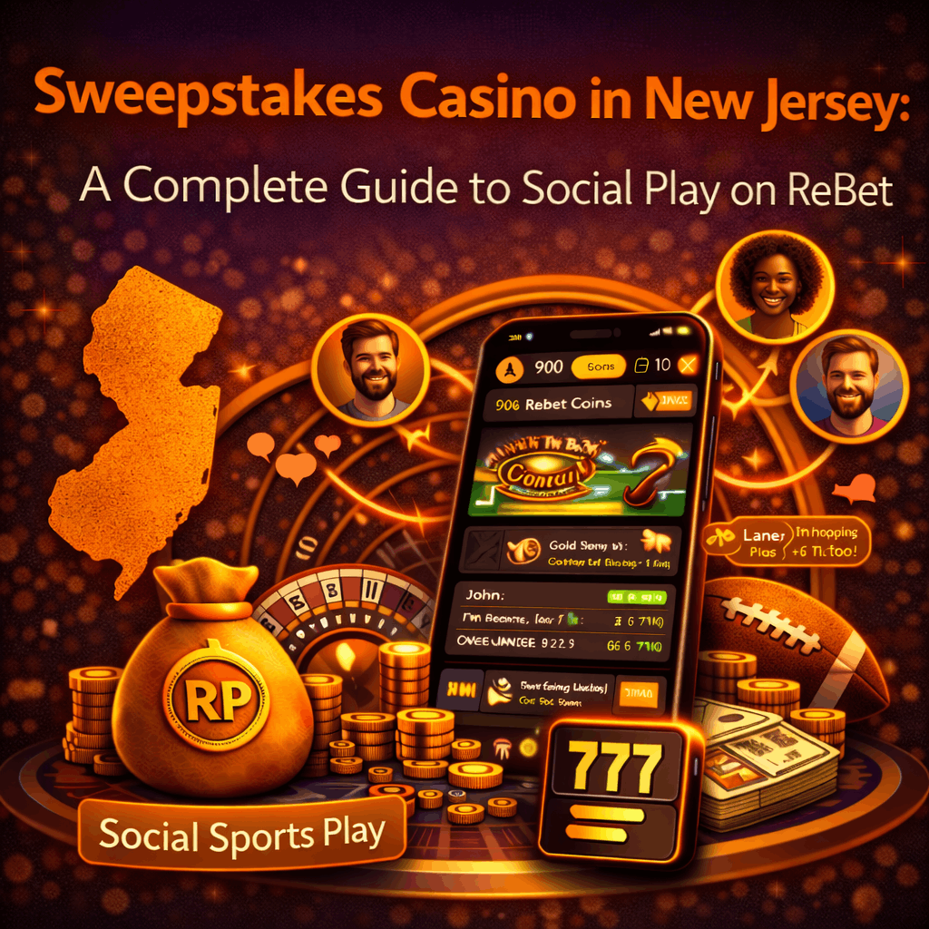 Sweepstakes Casino in New Jersey- A Complete Guide to Social Play on ReBet
