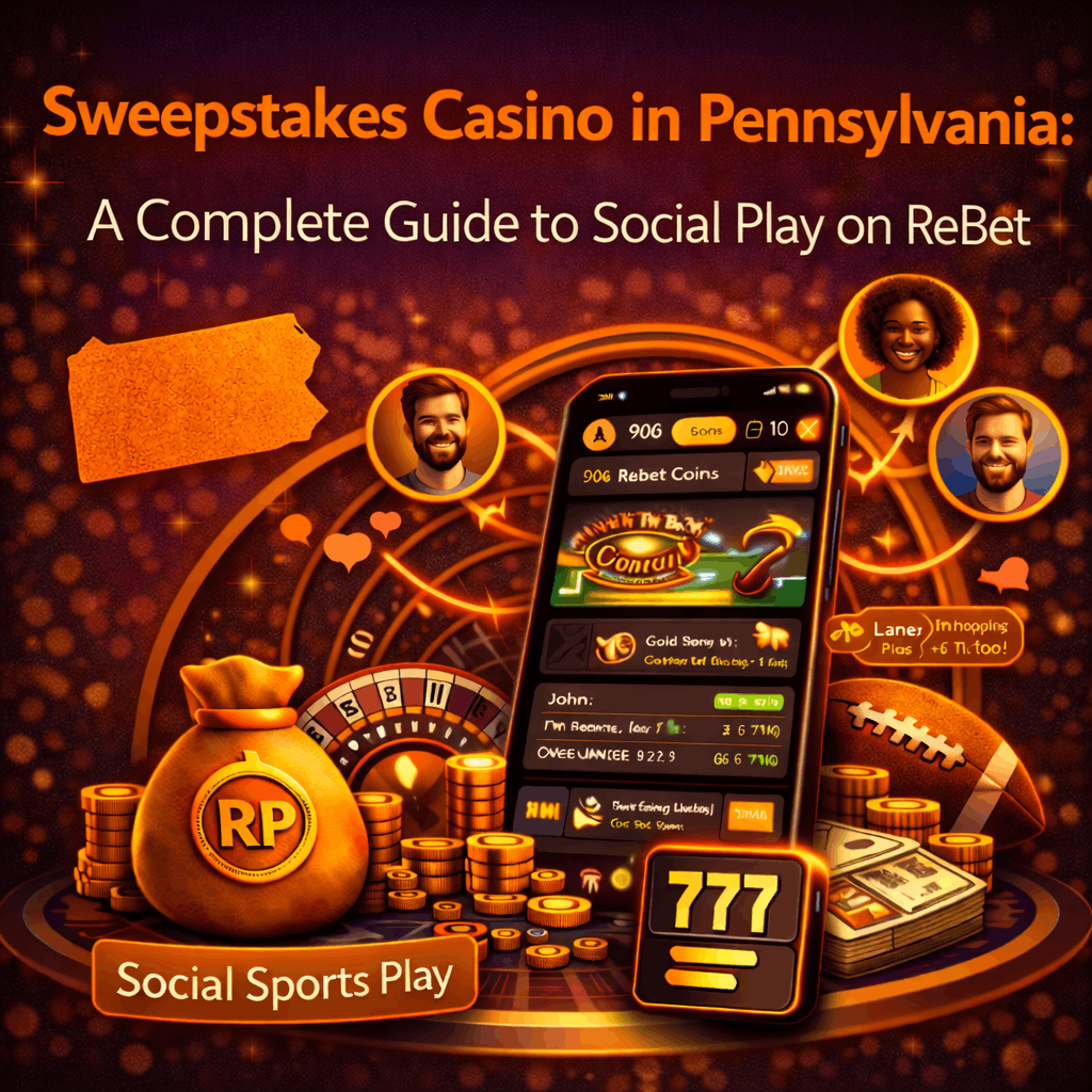 Sweepstakes Casino in Pennsylvania- A Complete Guide to Social Play on ReBet